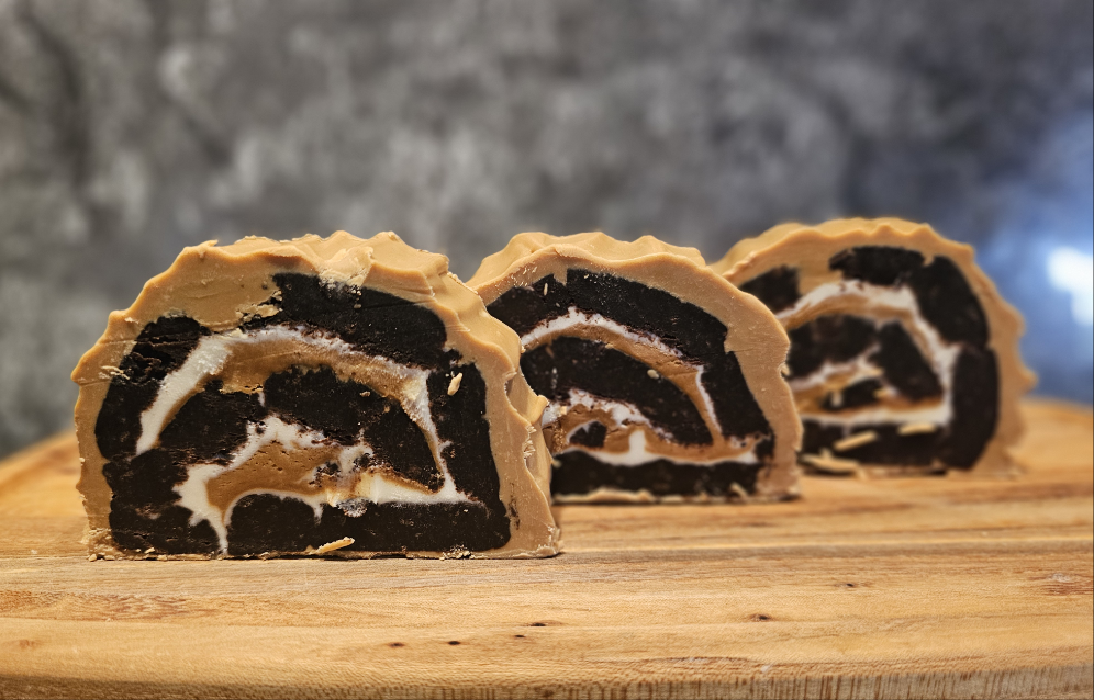 Biscoff & White Chocolate roll