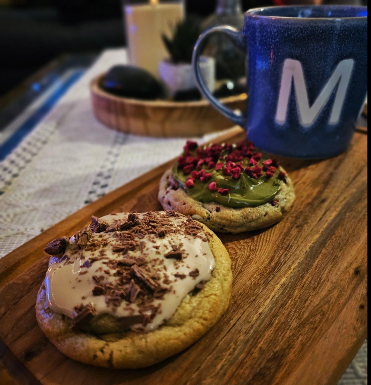 Chonky Cookies Kinder or Raspberry & Pistachio