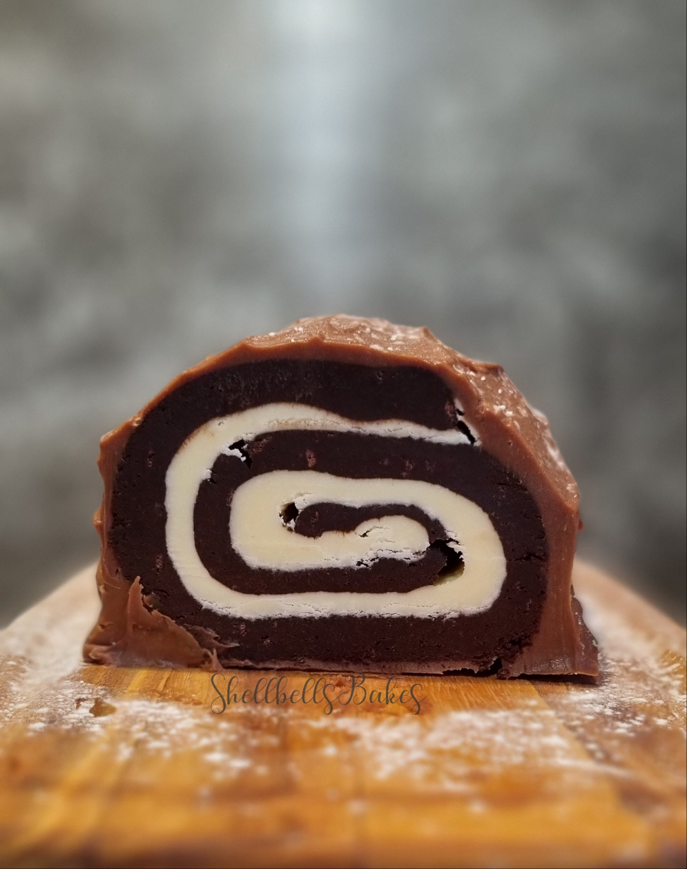 🎄 Brownie Yule Log – Christmas Pre-Order