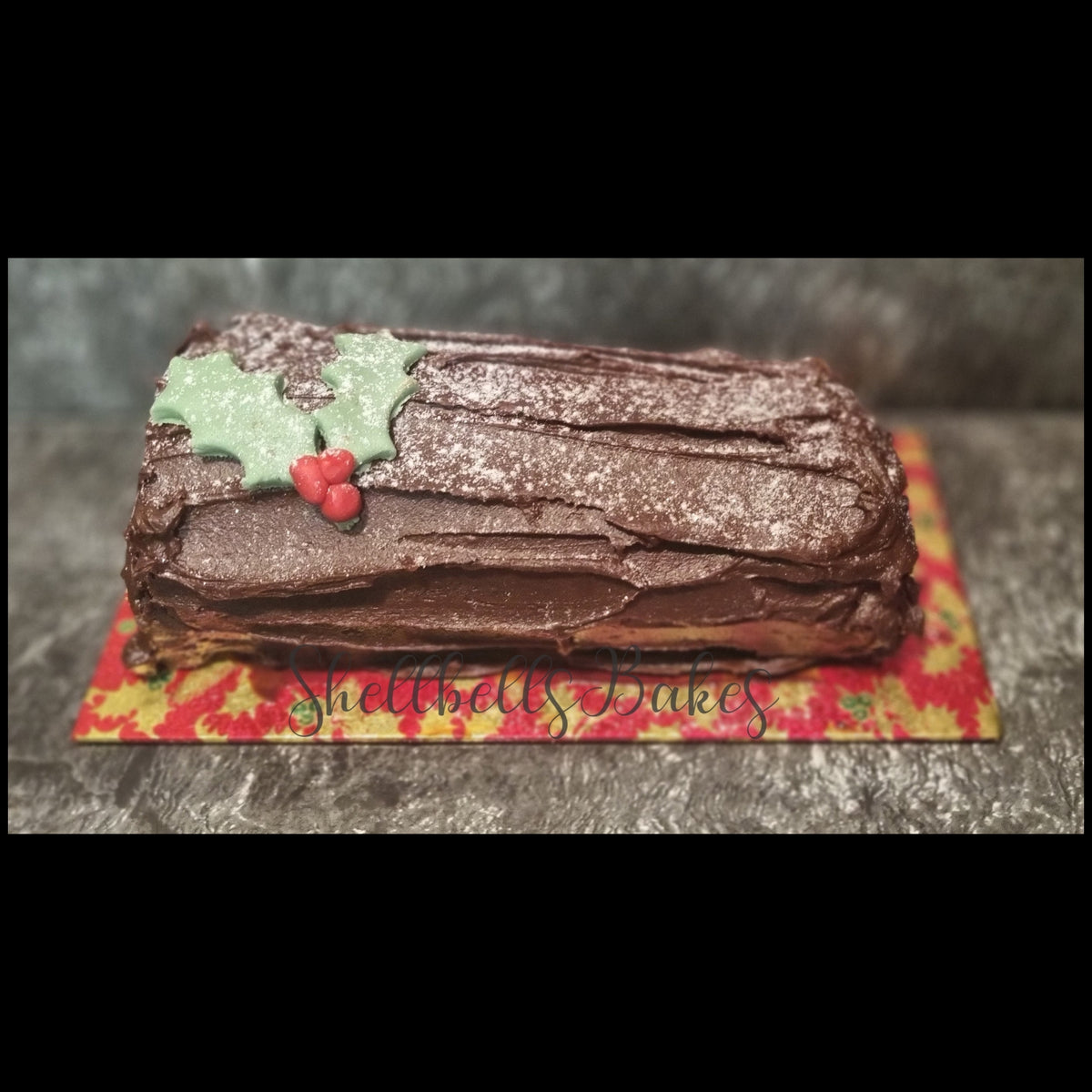 🎄 Brownie Yule Log – Christmas Pre-Order