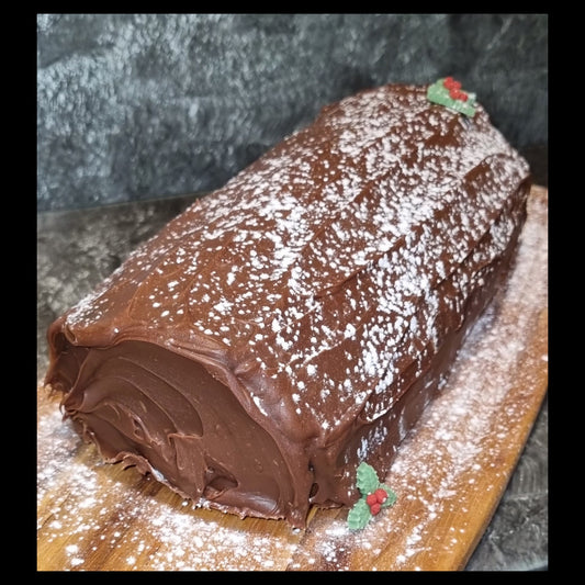 🎄 Brownie Yule Log – Christmas Pre-Order