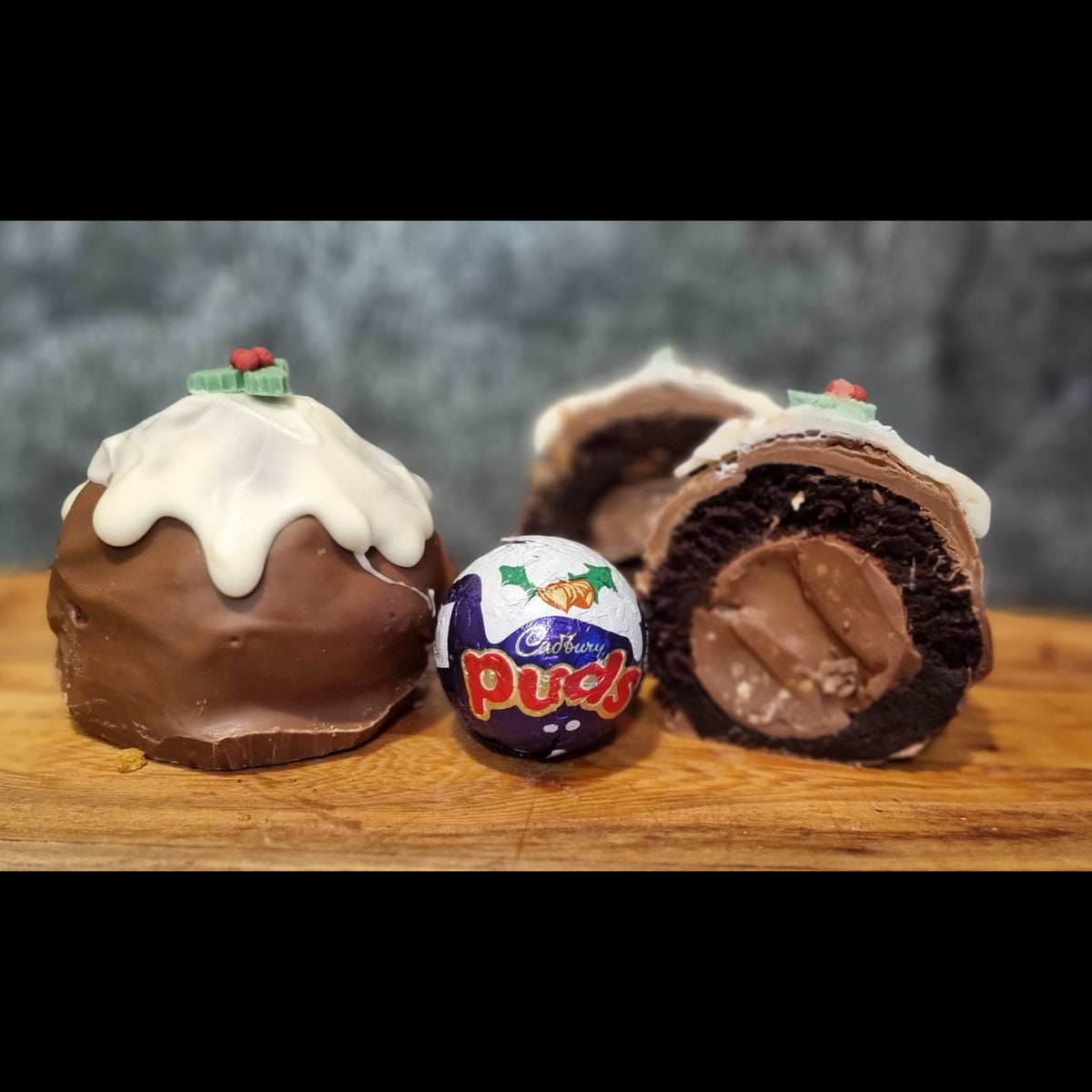 🎄 Brownie Christmas Pud