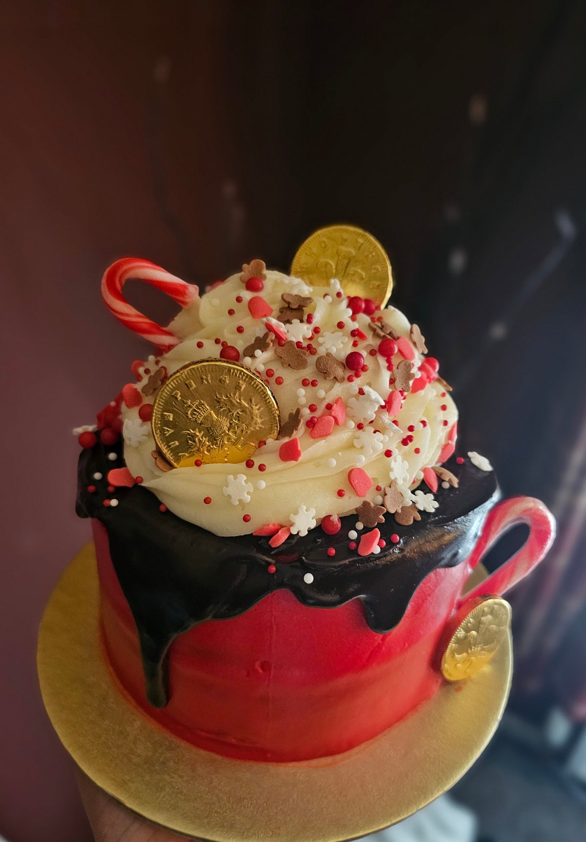 🎄 Christmas Hot Chocolate Mug Cake